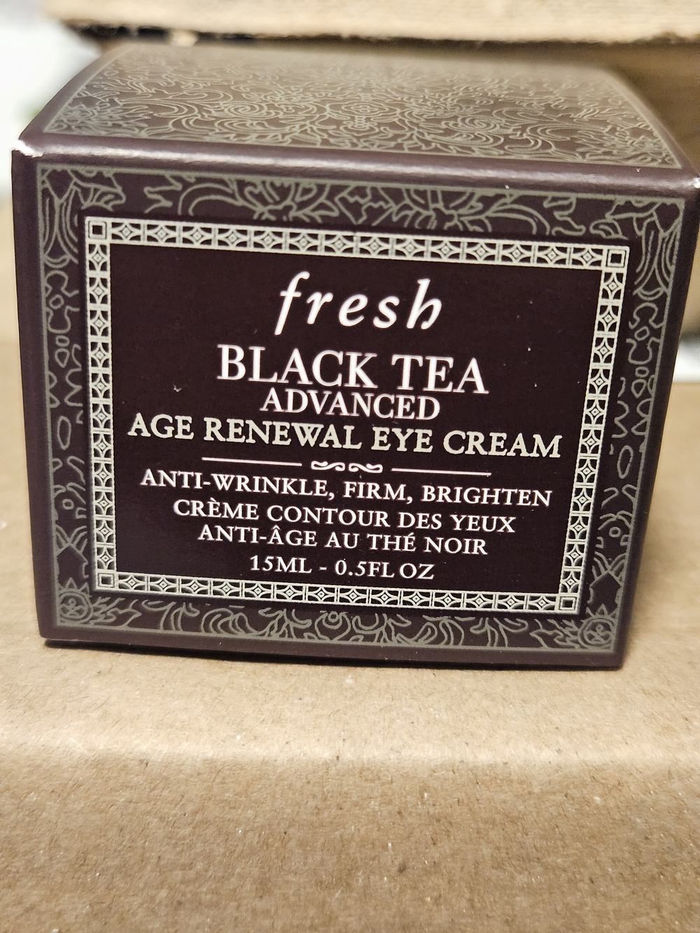 fresh Black Tea Advanced Age Renewal Eye Cream - dark brown